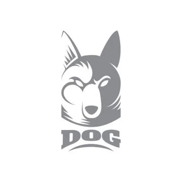 Dog Logo Template. Stock Illustration