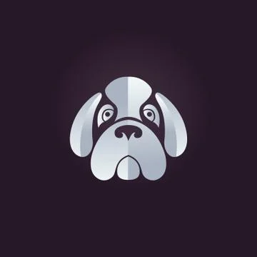DOG logo vector Stock Illustration