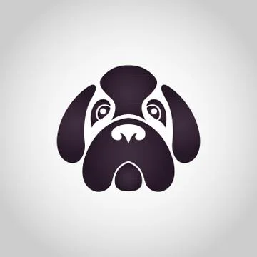 DOG logo vector Stock Illustration