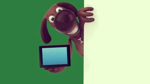 Dog Looping Motion Graphic Overlay Vidéo 338017071