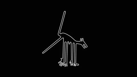 The Dog of Nazca Lines Animation Video stock 165229390