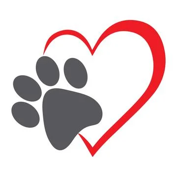 Dog or cat paw Stock Illustration