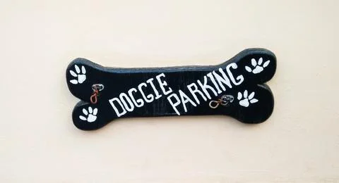 Dog parking 스톡 사진