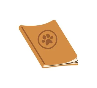 Dog Passport Document, Isolated Flat Vector Illustration Stock Illustration