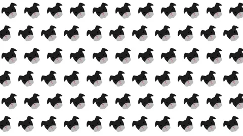 Dog Pattern Background Stock Footage 323288826