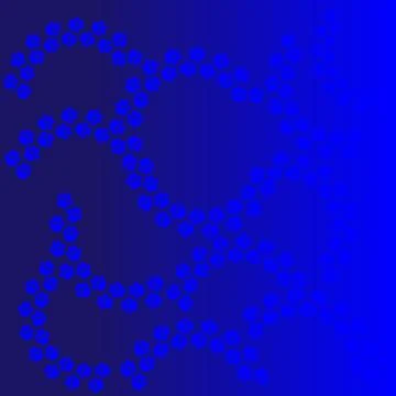 Dog paws background. Stock Illustration