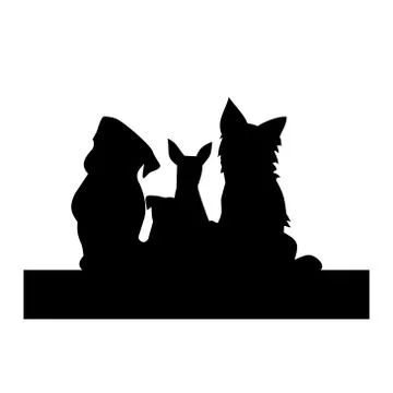 Dog picture Stock Illustration