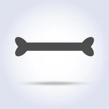Dog pirate bone gray icon Stock Illustration