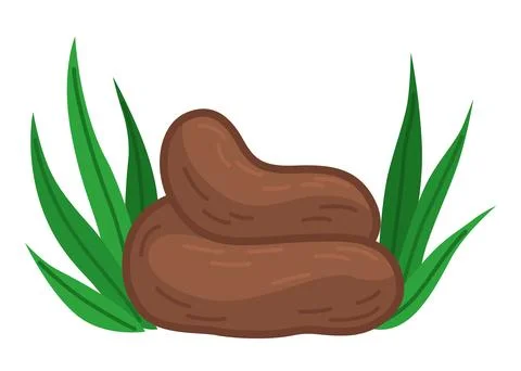 Dog poo clean up, one step infographic. Vector poster about hygiene animal Stock Illustration