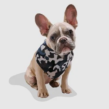 Dog realistic hand drawn vector and illustrations white backgrounds Stock Illustration