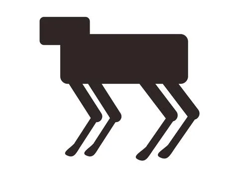 Dog robot machine, vector illustration Stock Illustration