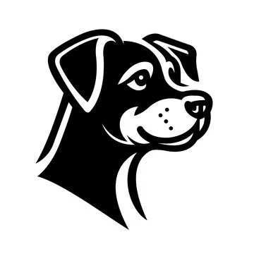 Dog Silhouette Vector Stock Illustration