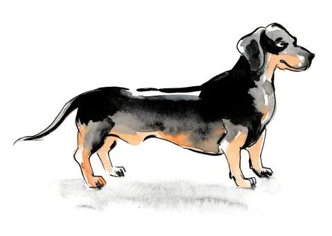 Dog sketch Stock-Illustration