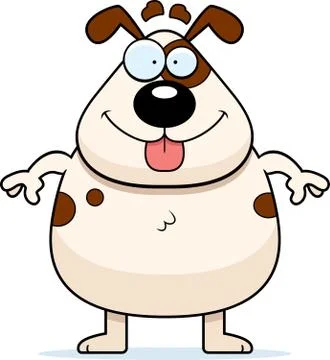 Dog Smiling Stock Illustration