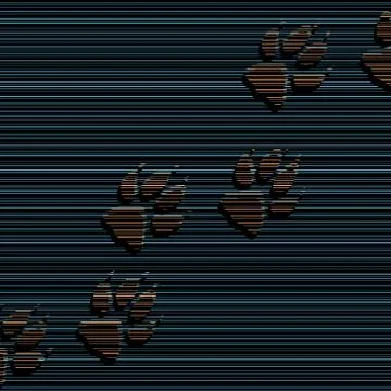 Dog steps Stock-Illustration