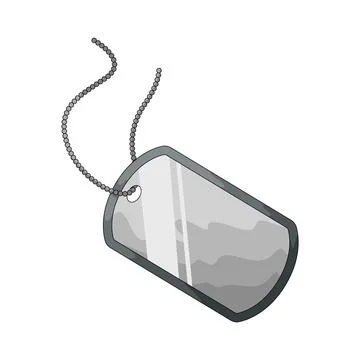 Dog tag illustration Stock Illustration