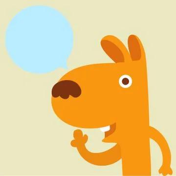Dog Talk Stock Illustration