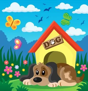 Dog thematic image - eps10 vector illustration. Illustrazione stock