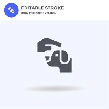 Dog Training icon vector, filled flat sign, solid pictogram isolated on white Illustrazione stock