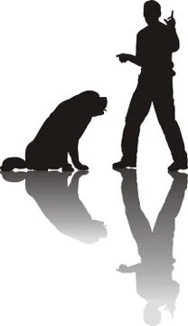 Dog Training 스톡 일러스트