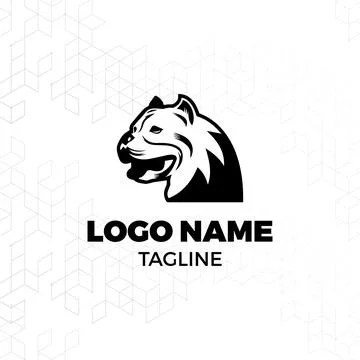 Dog training vector logo Stock Illustration