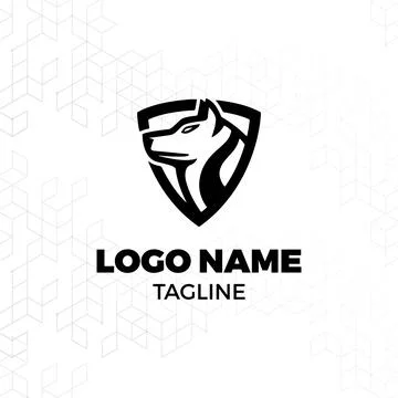 Dog training vector logo Stock Illustration