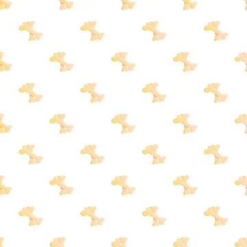 Dog treats bone shape pattern on white background Stock Illustration