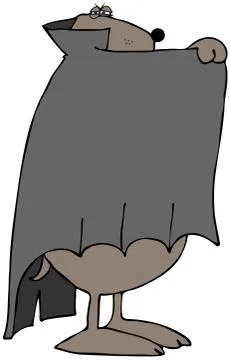 Dog vampire Stock Illustration