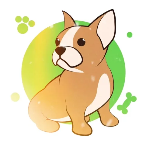 Dog Vector Animation Stock Footage 259673108
