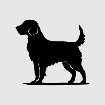 Dog vector art design Ilustración de archivo