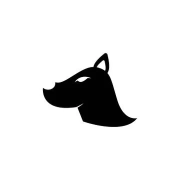 Dog vector design template illustration Stock Illustration
