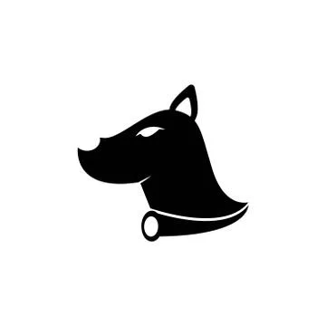Dog vector design template illustration Stock Illustration