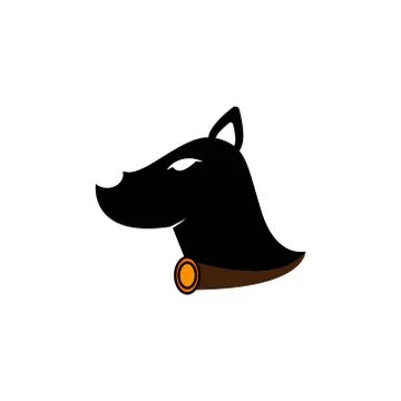 Dog vector design template illustration Stock Illustration