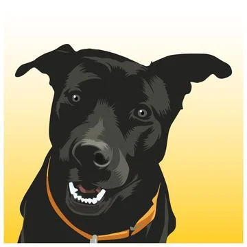 Dog vector illustration 012 Illustrazione stock