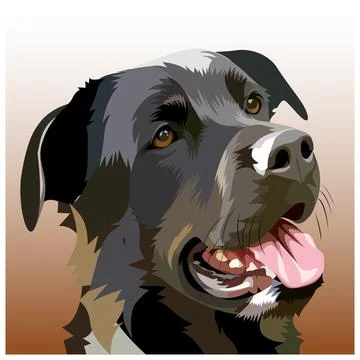 Dog vector illustration 013 Illustrazione stock