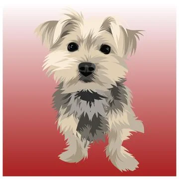Dog vector illustration 018 Illustrazione stock