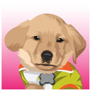 Dog vector illustration 03 Illustrazione stock