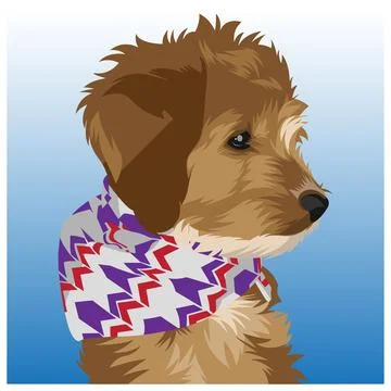 Dog vector illustration 04 Illustrazione stock