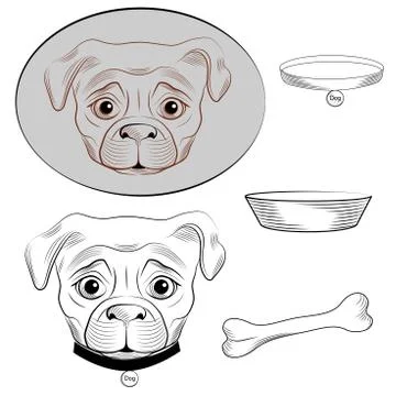 Dog vector Stock Illustration