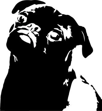 Dog vector illustration on background Stock Illustration