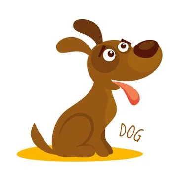 Dog Vector illustration isolated Stock Illustration