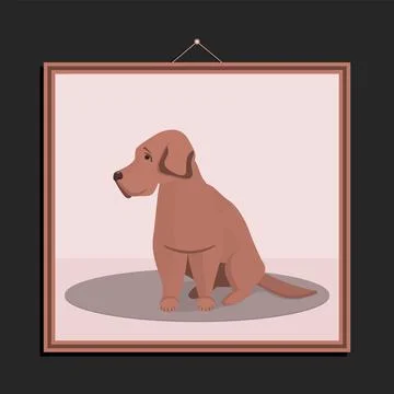 Dog. Vector image of a dog. Stock Illustration