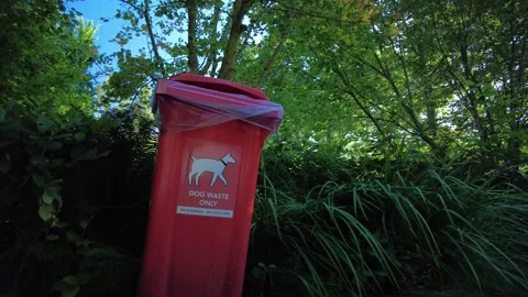 Dog Waste Bin Stock Footage 201641651