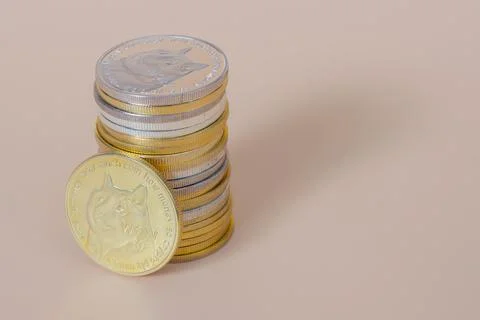 Dogecoins Stock Photos