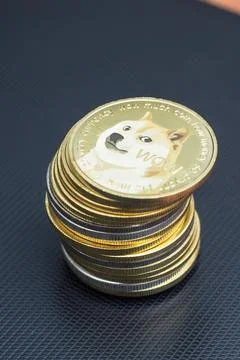 Dogecoins Stock Photos