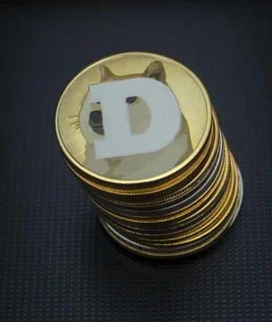 Dogecoins Stock Photos