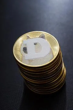 Dogecoins Stock Photos