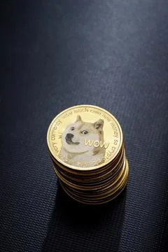 Dogecoins Stock Photos