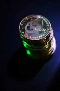 Dogecoins Stock Photos