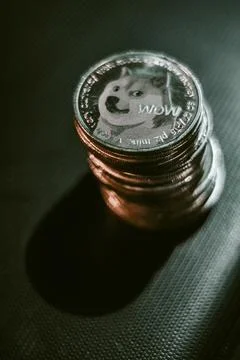 Dogecoins Stock Photos